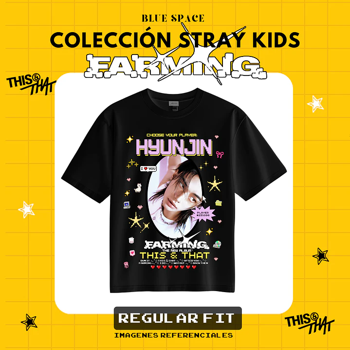 Polera STRAY KIDS - HYUNJIN FARMING 1