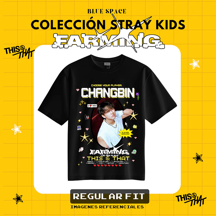 Polera STRAY KIDS - HYUNJIN FARMING- COPIA 1