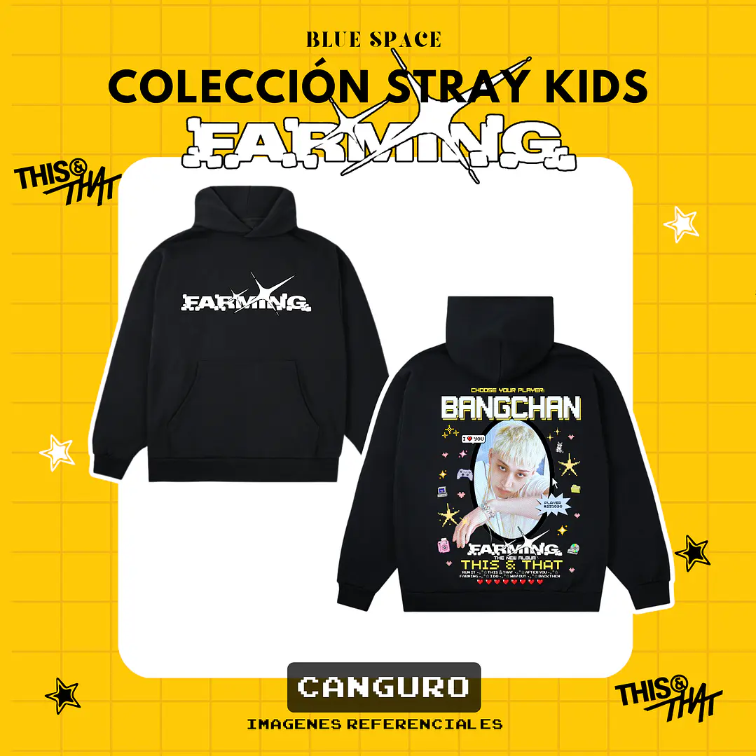 Poleron STRAY KIDS - BANGCHAN FARMING 2