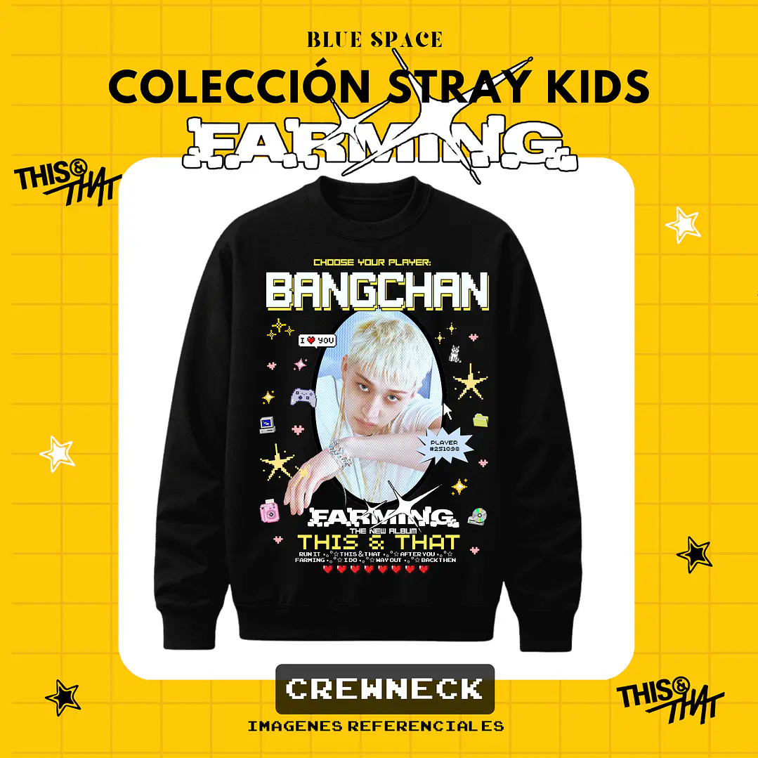 Poleron STRAY KIDS - BANGCHAN FARMING 4