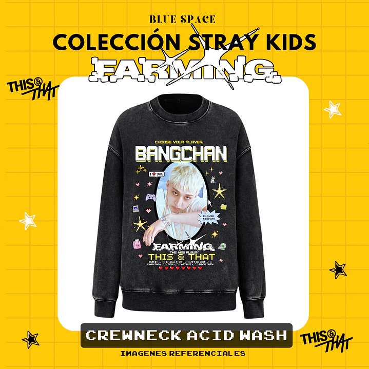 Poleron STRAY KIDS - BANGCHAN FARMING 5