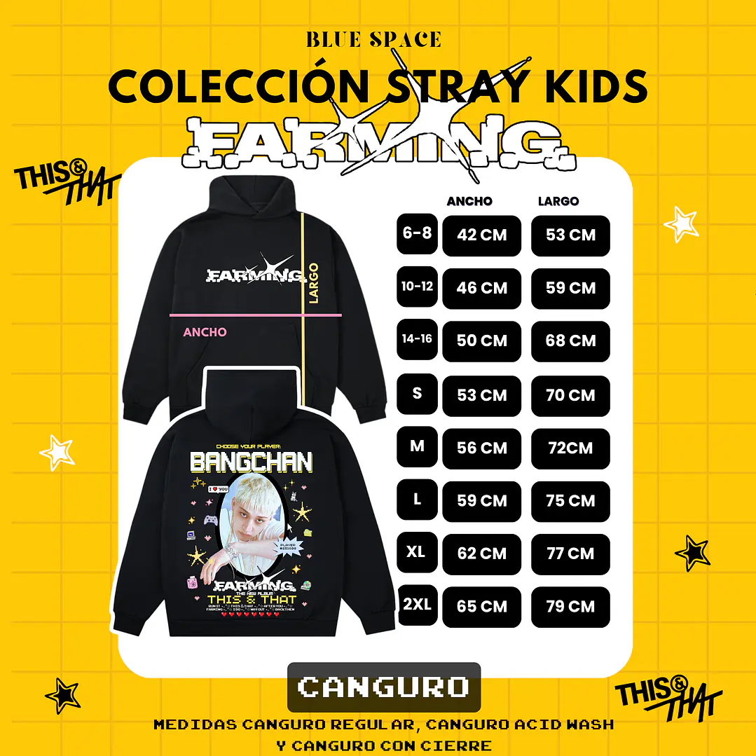 Poleron STRAY KIDS - BANGCHAN FARMING 6