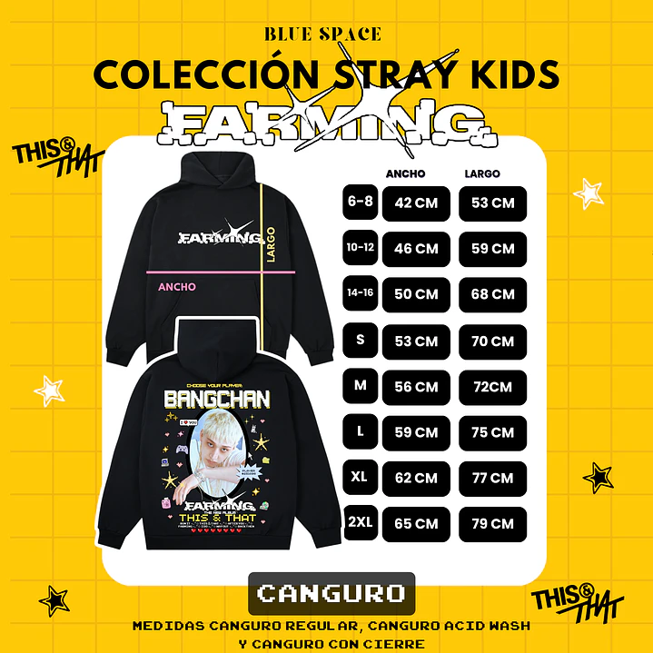 Poleron STRAY KIDS - BANGCHAN FARMING 6