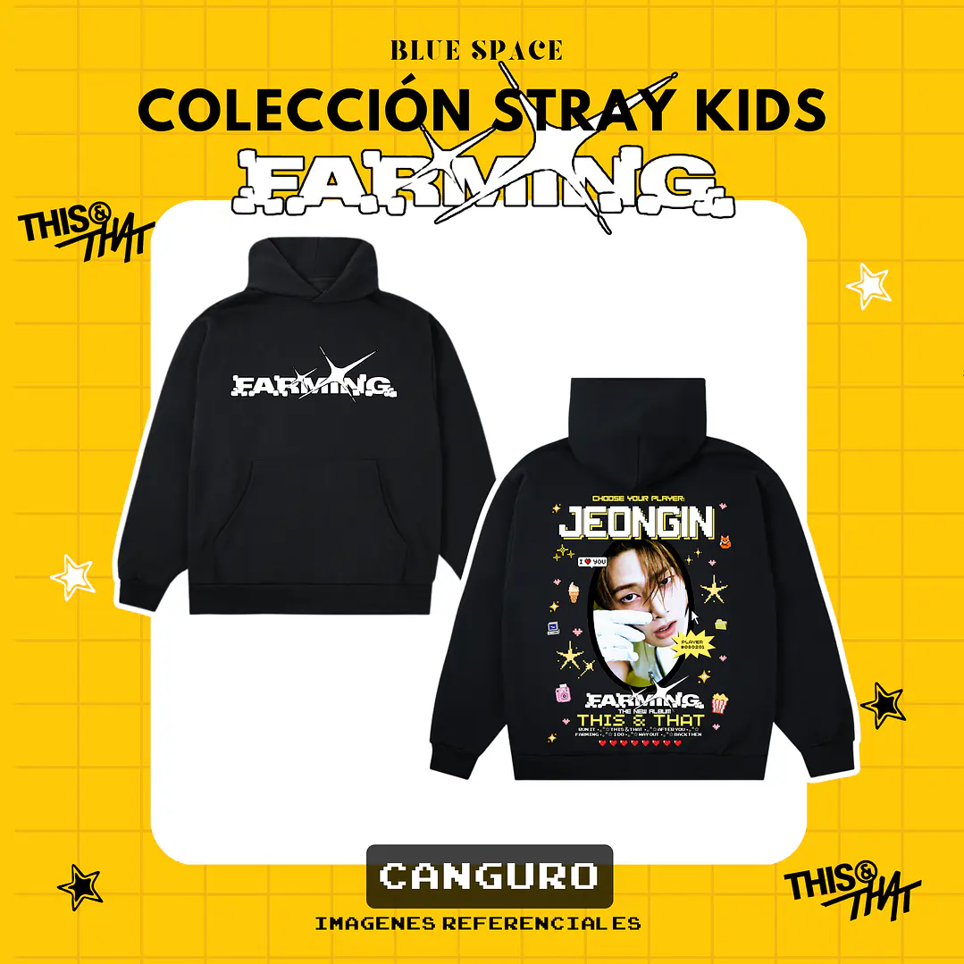 Poleron STRAY KIDS - JEONGIN FARMING 1
