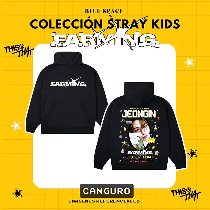 Poleron STRAY KIDS - JEONGIN FARMING 1