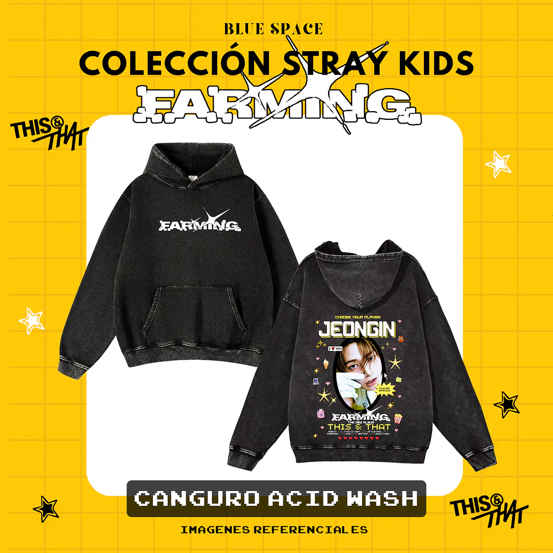 Poleron STRAY KIDS - JEONGIN FARMING 2