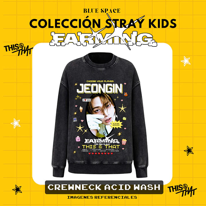 Poleron STRAY KIDS - JEONGIN FARMING 5