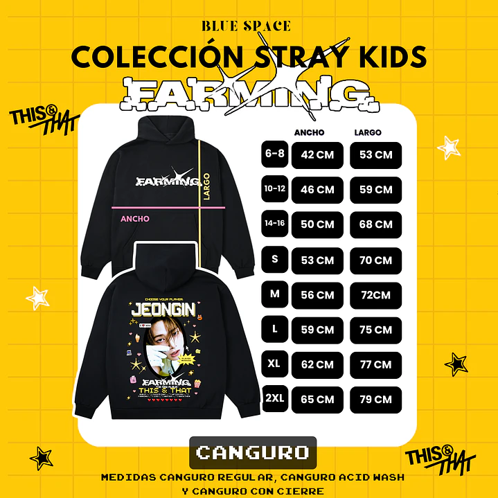 Poleron STRAY KIDS - JEONGIN FARMING 6