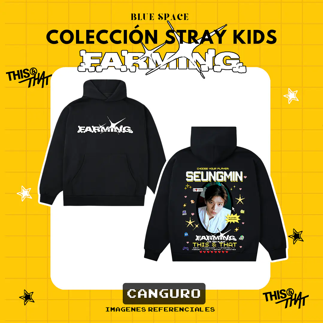 Poleron STRAY KIDS - SEUNGMIN FARMING 2