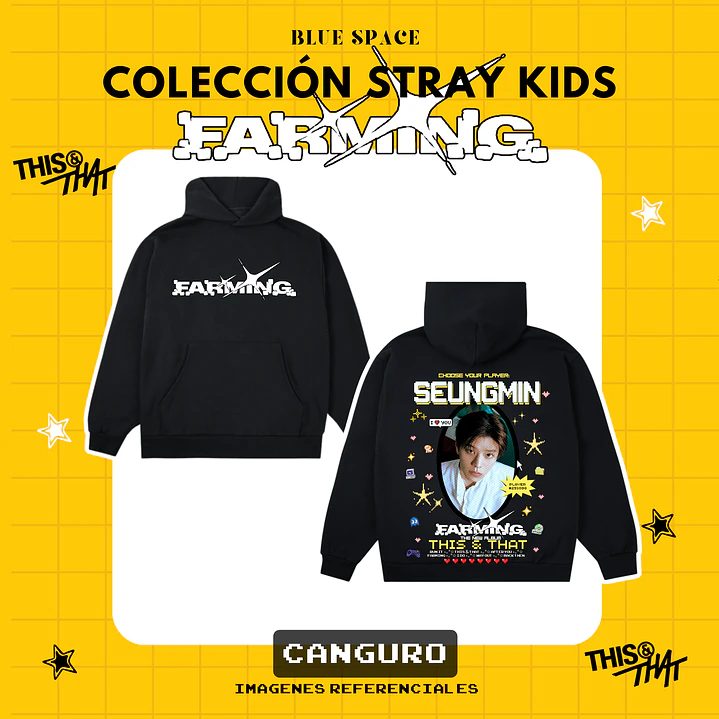 Poleron STRAY KIDS - SEUNGMIN FARMING 2