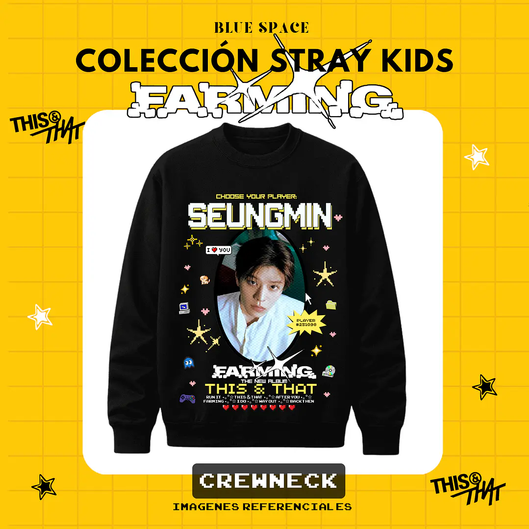 Poleron STRAY KIDS - SEUNGMIN FARMING 4
