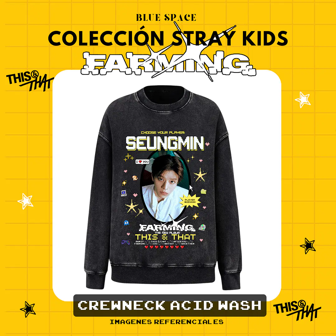 Poleron STRAY KIDS - SEUNGMIN FARMING 5