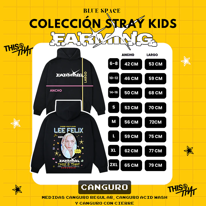 Poleron STRAY KIDS - LEE FELIX FARMING  6