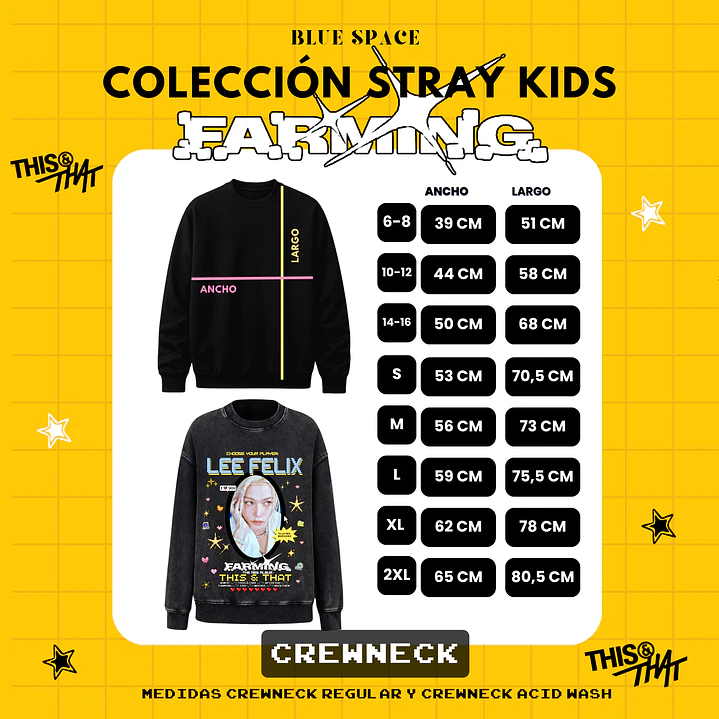 Poleron STRAY KIDS - LEE FELIX FARMING  7