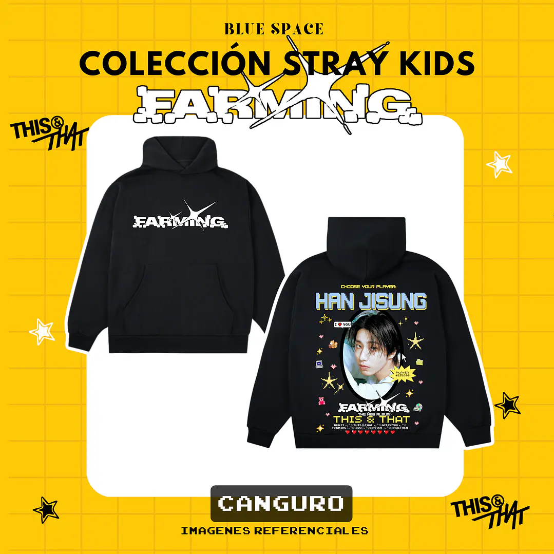 Poleron STRAY KIDS - HAN JISUNG FARMING  1