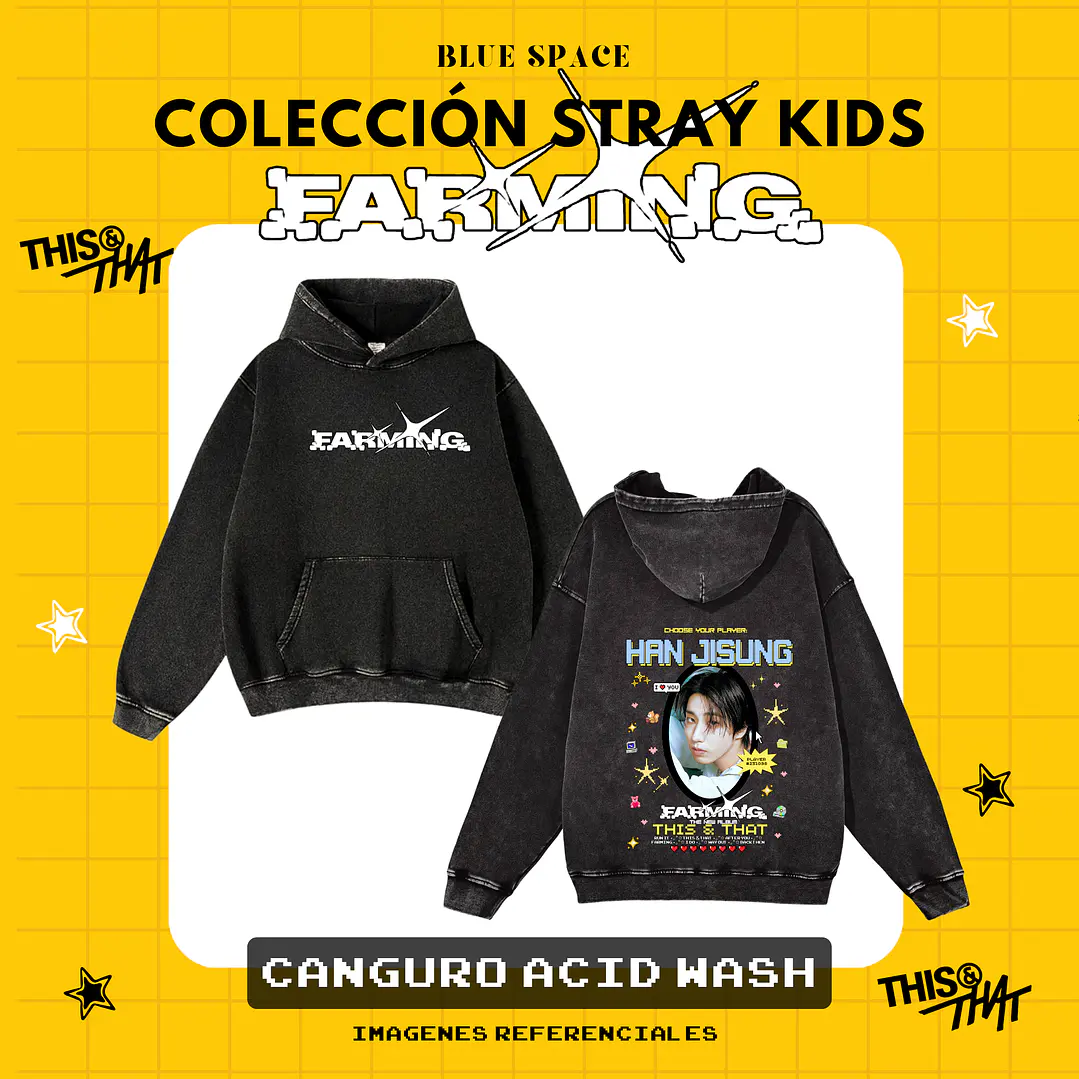 Poleron STRAY KIDS - HAN JISUNG FARMING  2