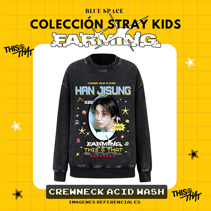 Poleron STRAY KIDS - HAN JISUNG FARMING  5