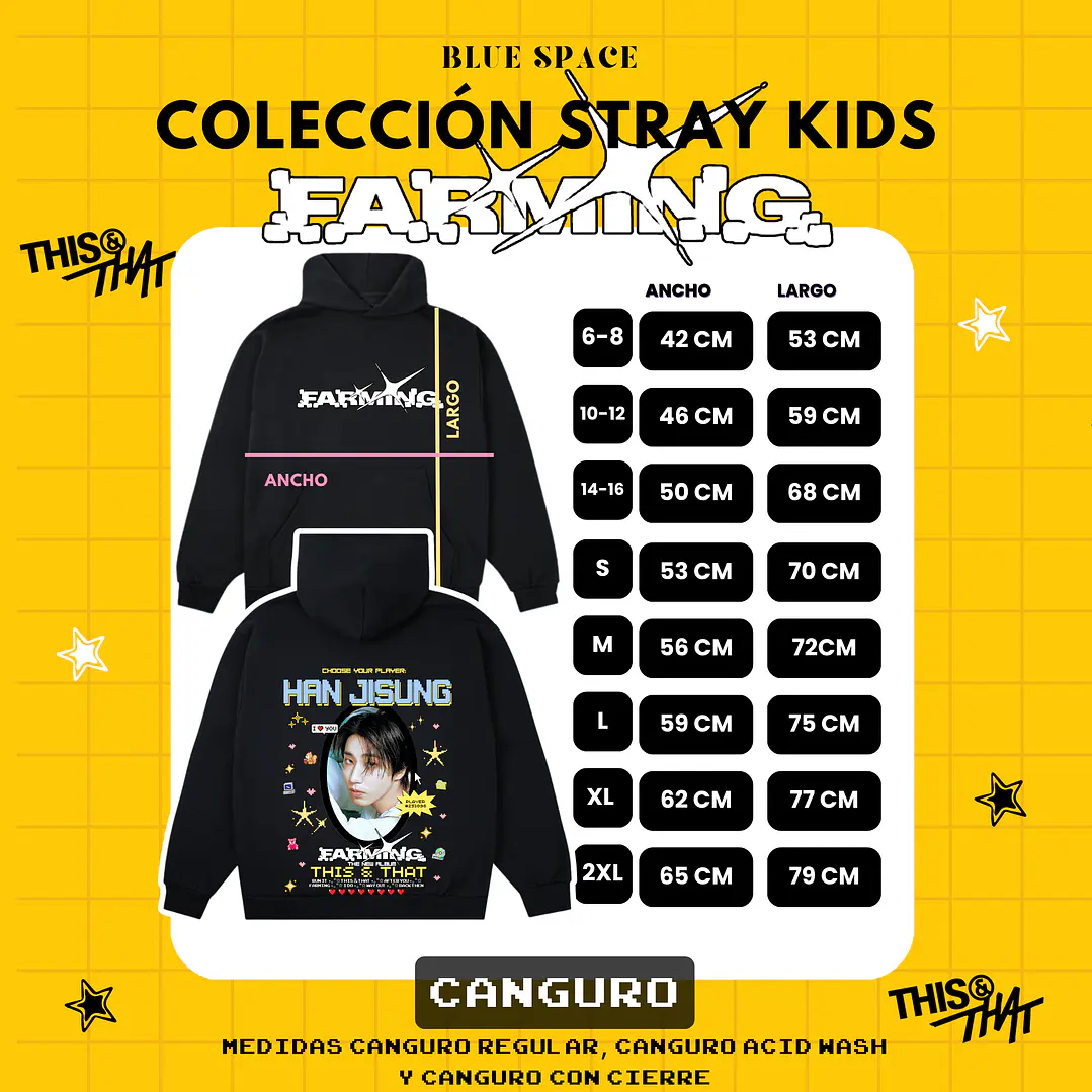 Poleron STRAY KIDS - HAN JISUNG FARMING  6