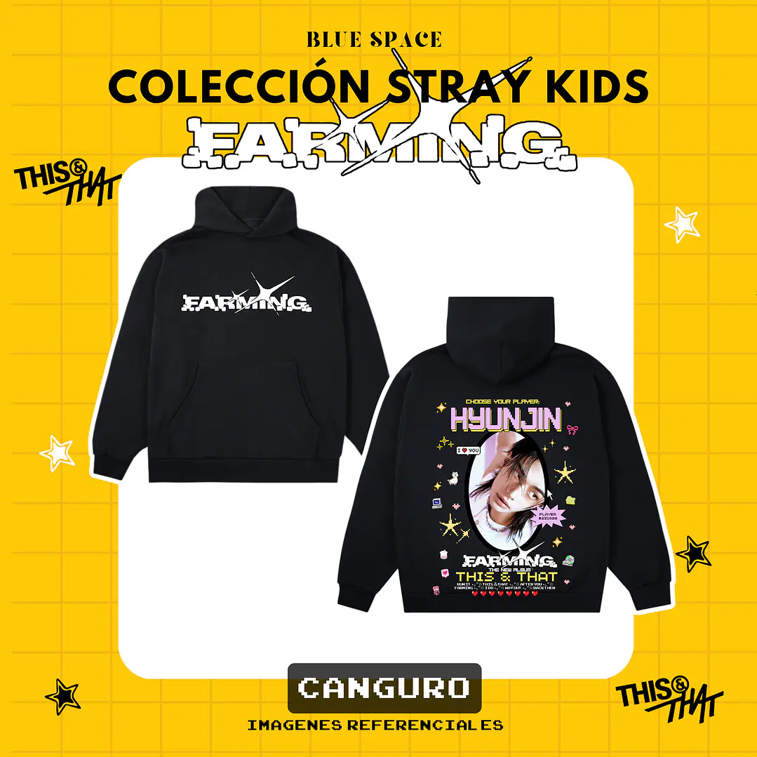 Poleron STRAY KIDS - HYUNJIN FARMING  2