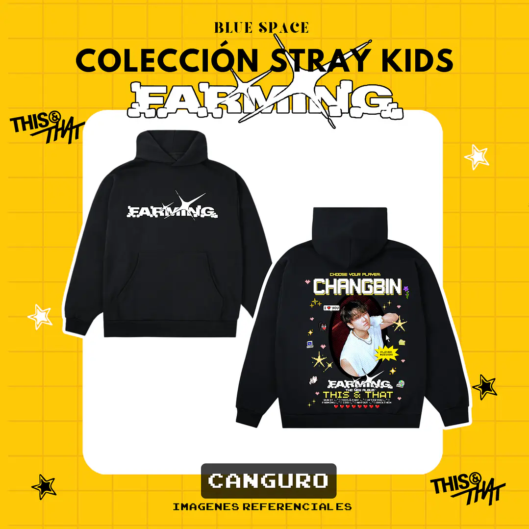 Poleron STRAY KIDS - CHANGBIN FARMING  1