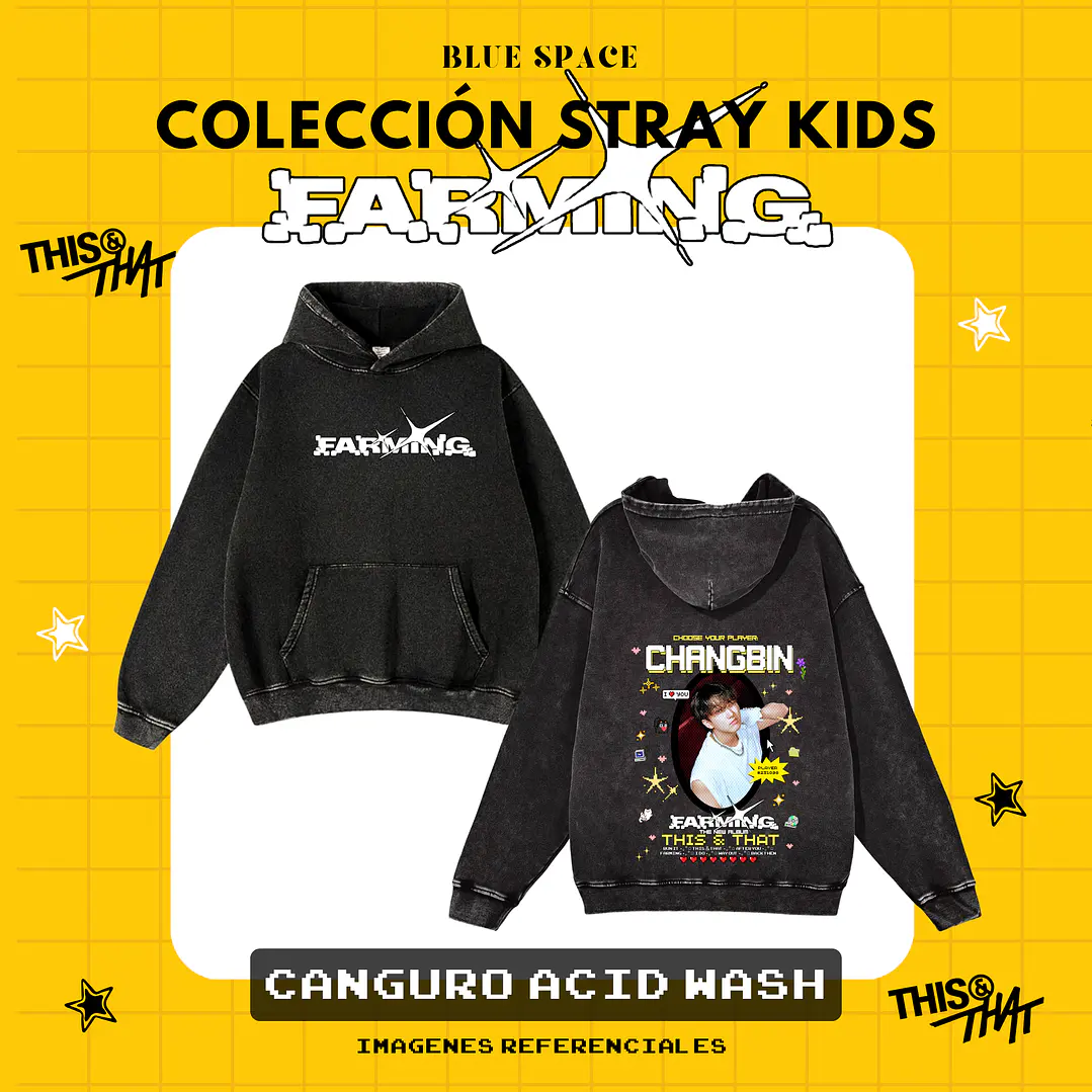 Poleron STRAY KIDS - CHANGBIN FARMING  2