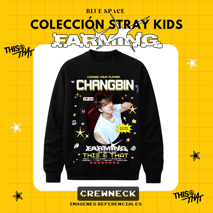 Poleron STRAY KIDS - CHANGBIN FARMING  4