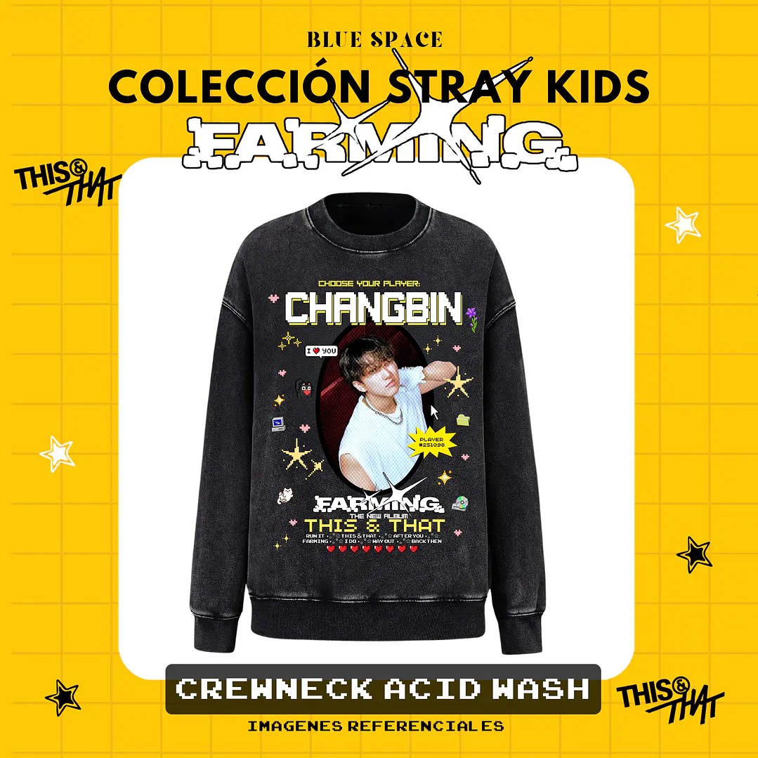 Poleron STRAY KIDS - CHANGBIN FARMING  5
