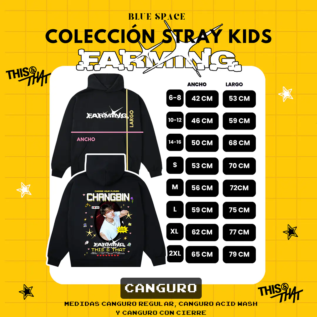 Poleron STRAY KIDS - CHANGBIN FARMING  6