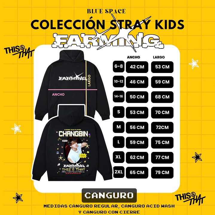 Poleron STRAY KIDS - CHANGBIN FARMING  6