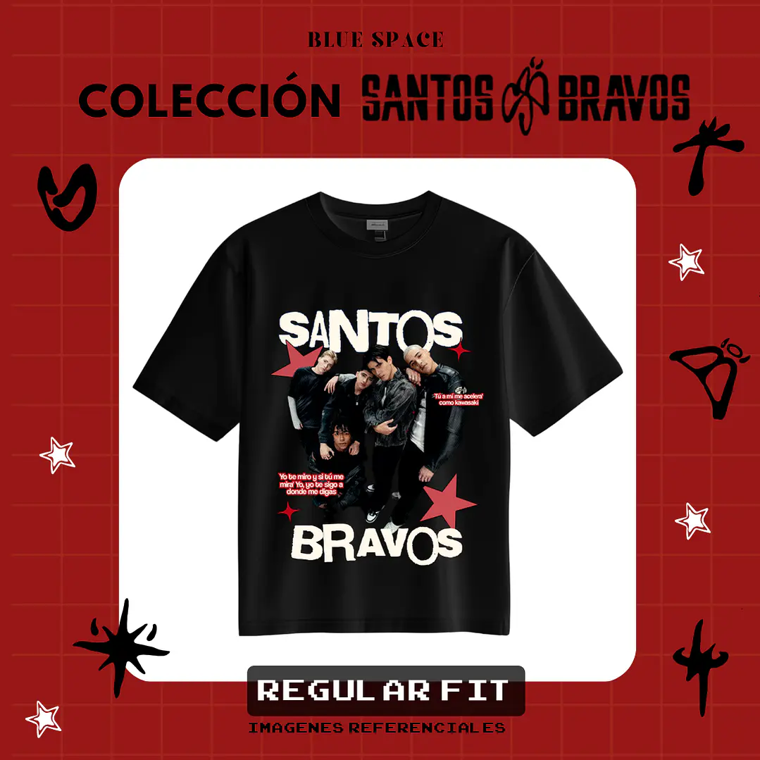 Polera SANTOS BRAVOS - VELOCIDADE  1