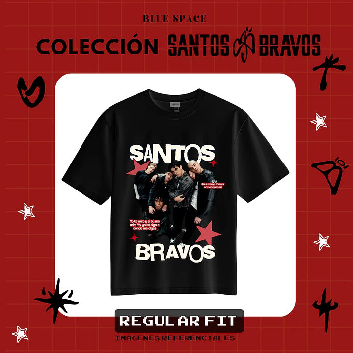 Polera SANTOS BRAVOS - VELOCIDADE  1