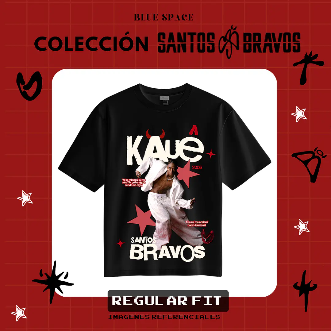 Polera SANTOS BRAVOS - KAUE VELOCIDADE  1