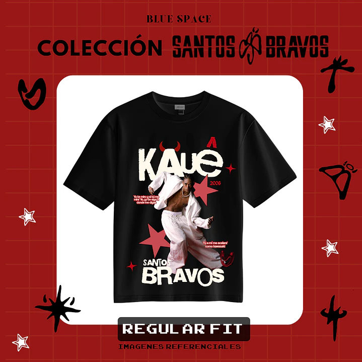 Polera SANTOS BRAVOS - KAUE VELOCIDADE  1