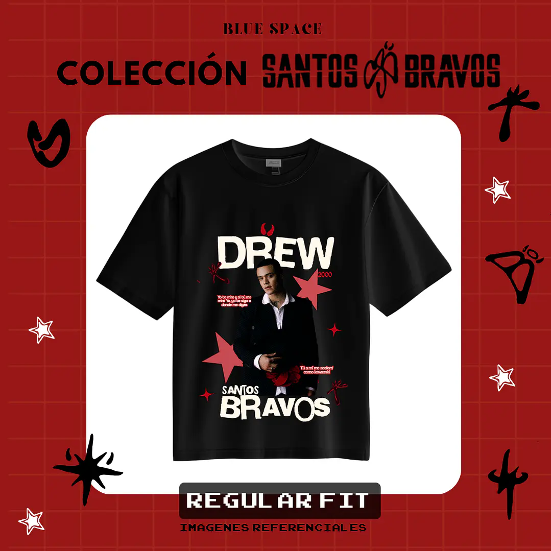 Polera SANTOS BRAVOS - DREW VELOCIDADE  1