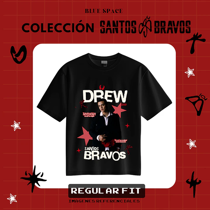 Polera SANTOS BRAVOS - DREW VELOCIDADE  1