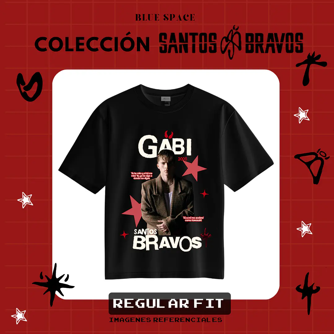 Polera SANTOS BRAVOS - GABI VELOCIDADE  1