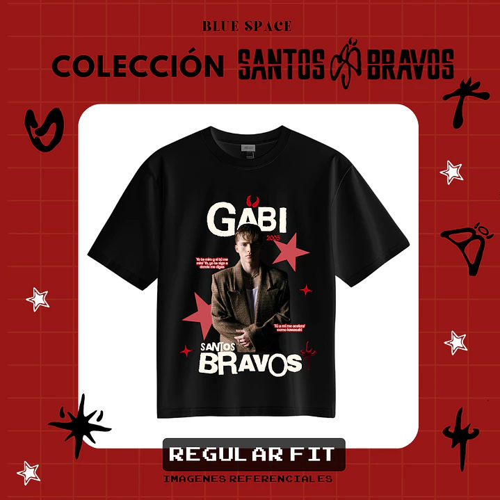 Polera SANTOS BRAVOS - GABI VELOCIDADE  1