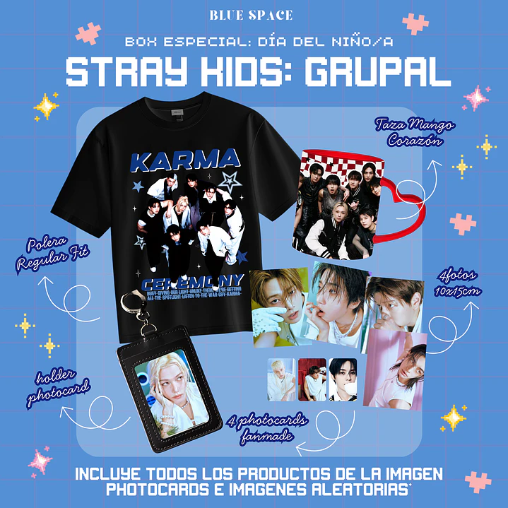 BOX DÍA DEL NIÑO STRAY KIDS: GRUPAL 2