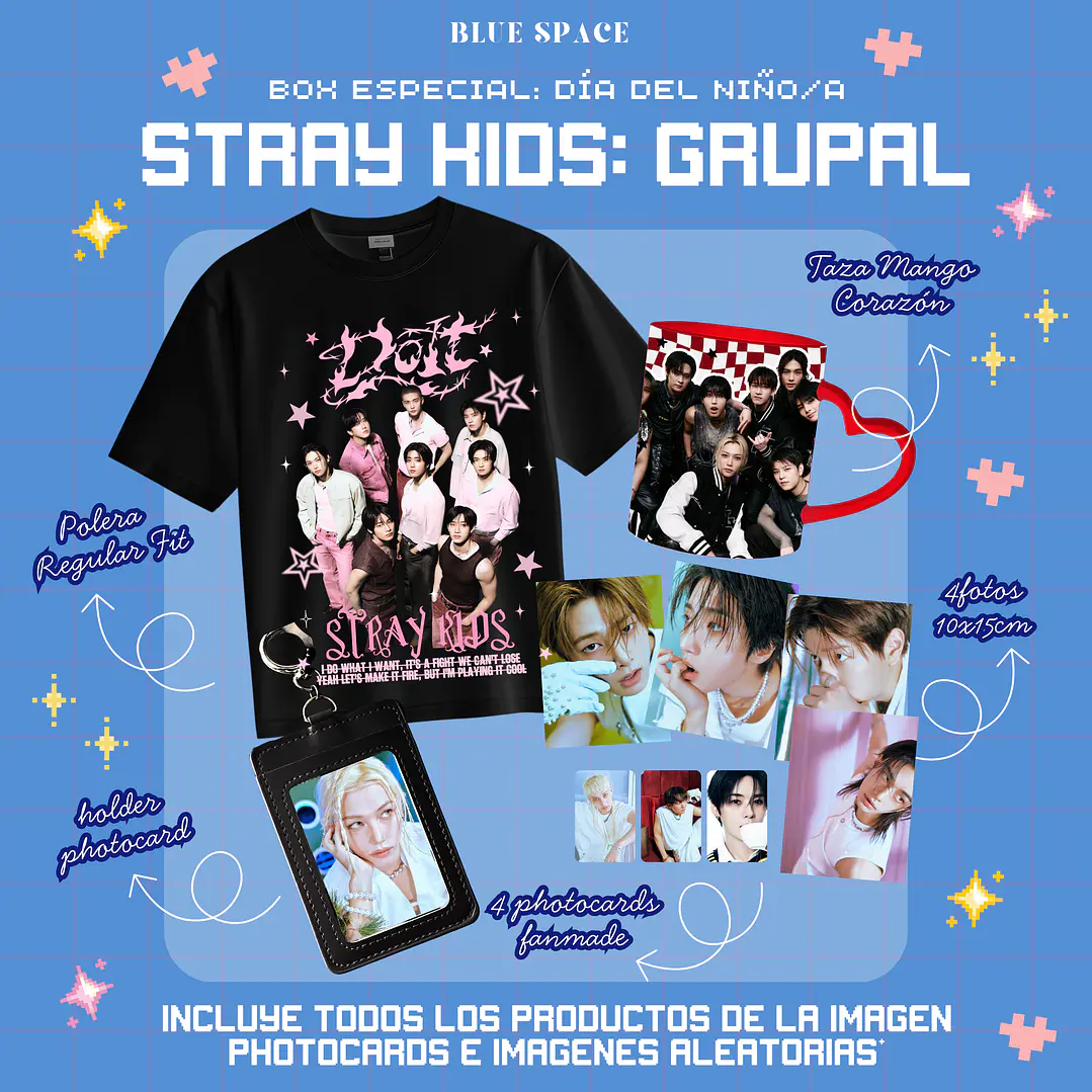 BOX DÍA DEL NIÑO STRAY KIDS: GRUPAL 3
