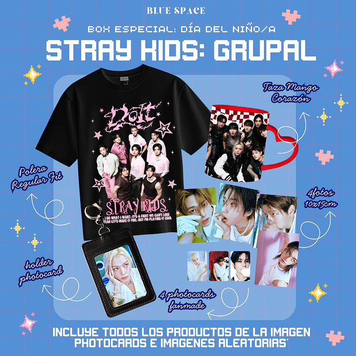 BOX DÍA DEL NIÑO STRAY KIDS: GRUPAL 3