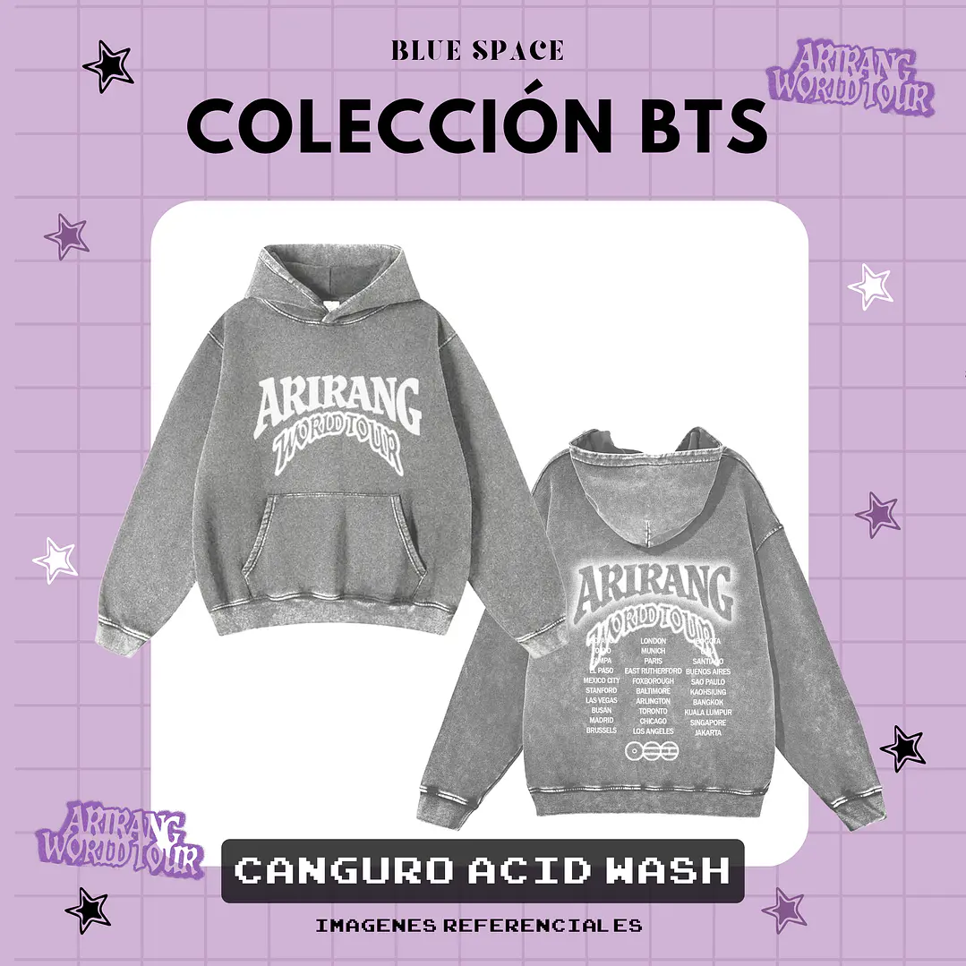 Poleron BTS ARIRANG WORLD TOUR CHILE 1