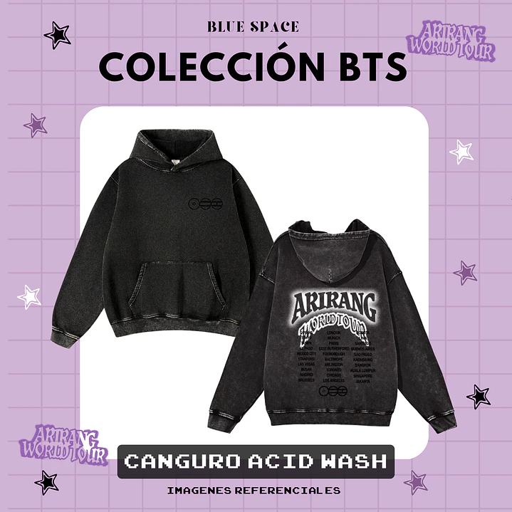Poleron BTS ARIRANG WORLD TOUR CHILE 2