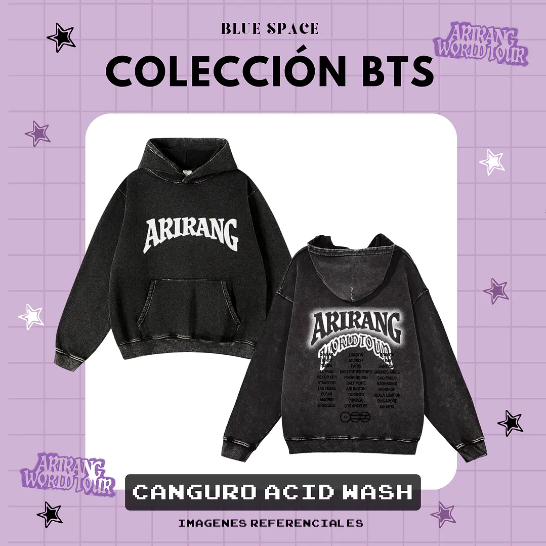 Poleron BTS ARIRANG WORLD TOUR CHILE 3
