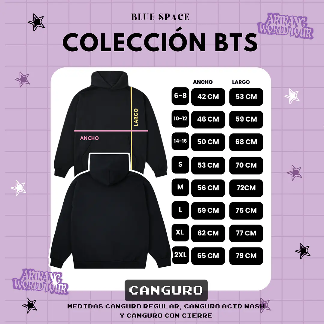Poleron BTS ARIRANG WORLD TOUR CHILE 5