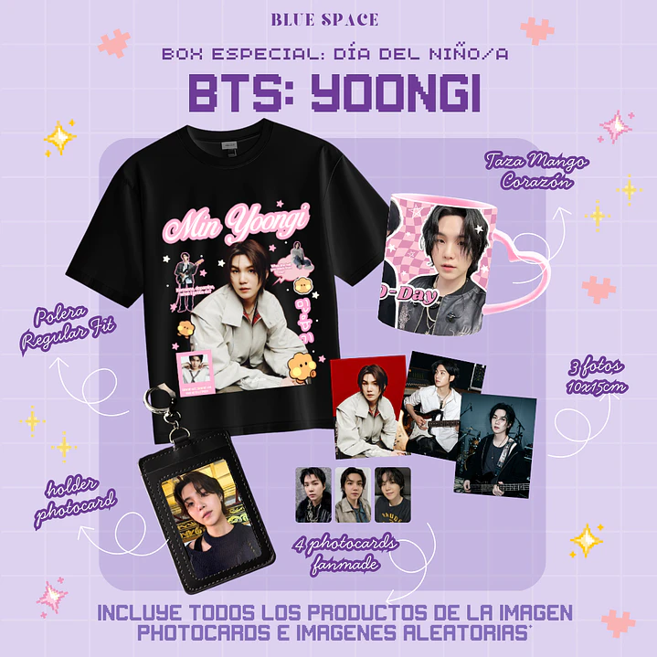 BOX DÍA DEL NIÑO BTS: YOONGI / SUGA 1