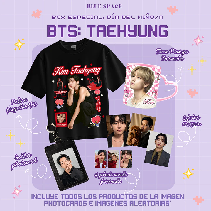 BOX DÍA DEL NIÑO BTS: TAEHYUNG 1