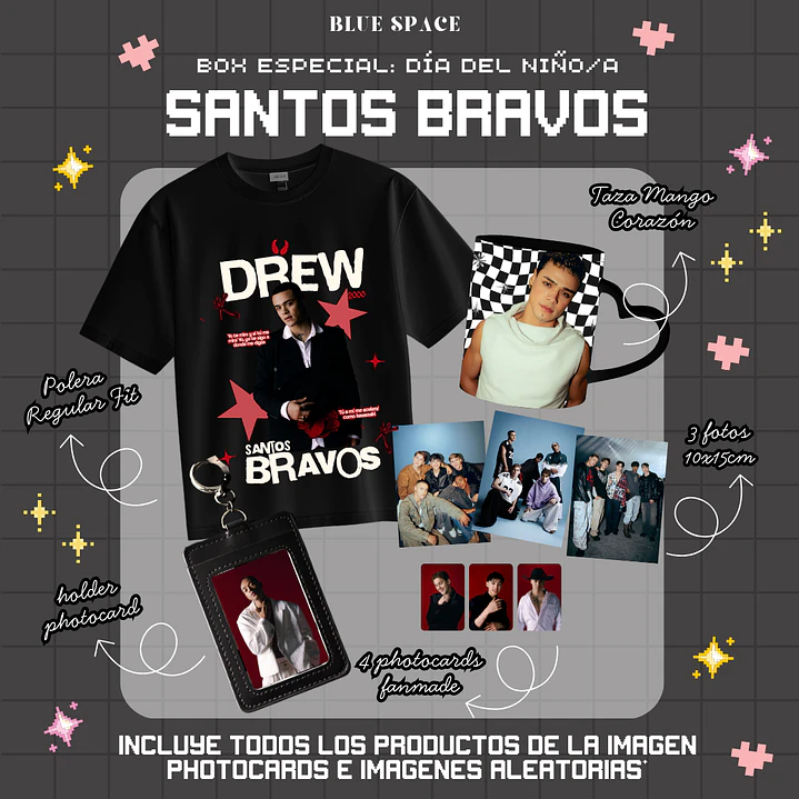 BOX DÍA DEL NIÑO SANTOS BRAVOS: DREW 1