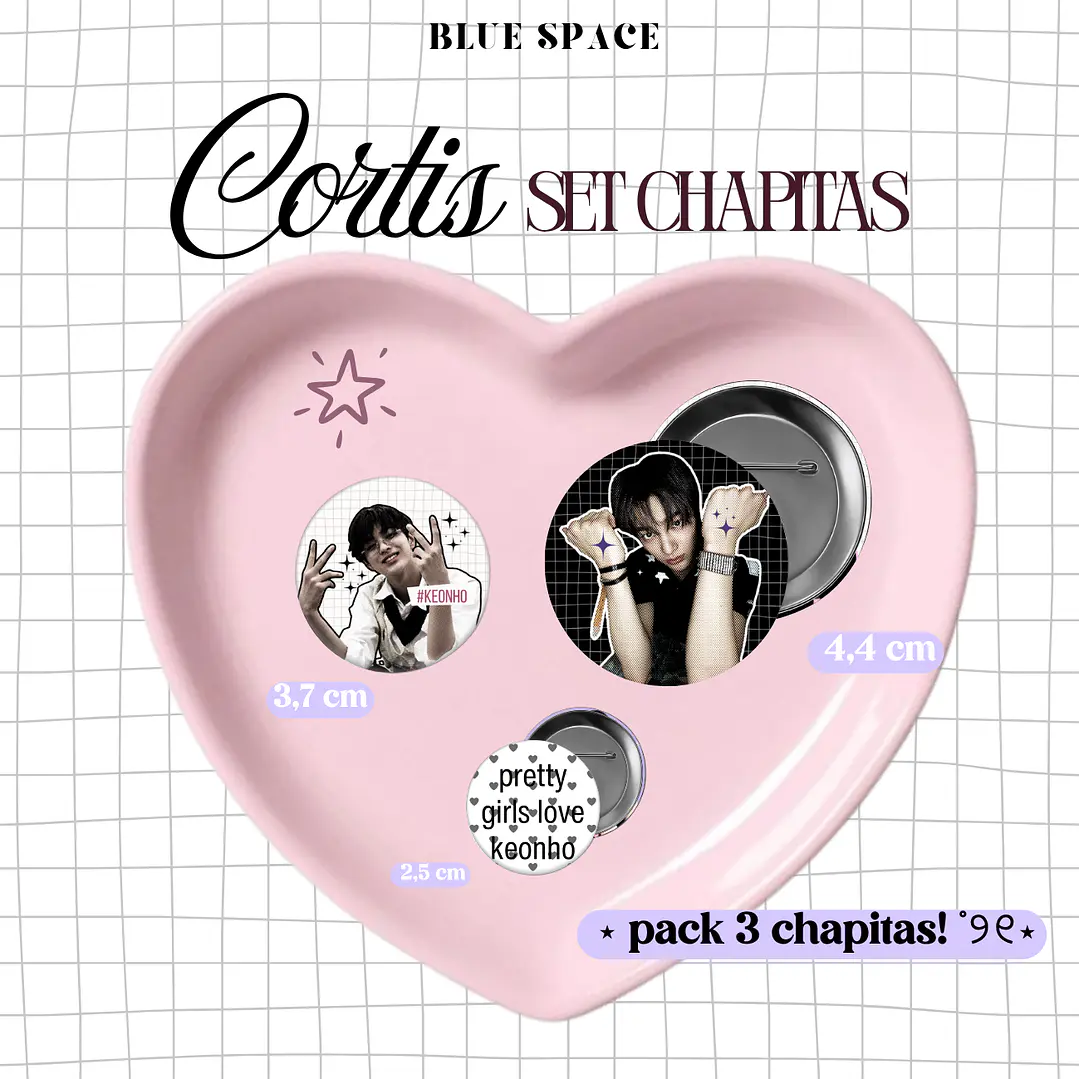 SET CHAPITAS - KEONHO CORTIS 1