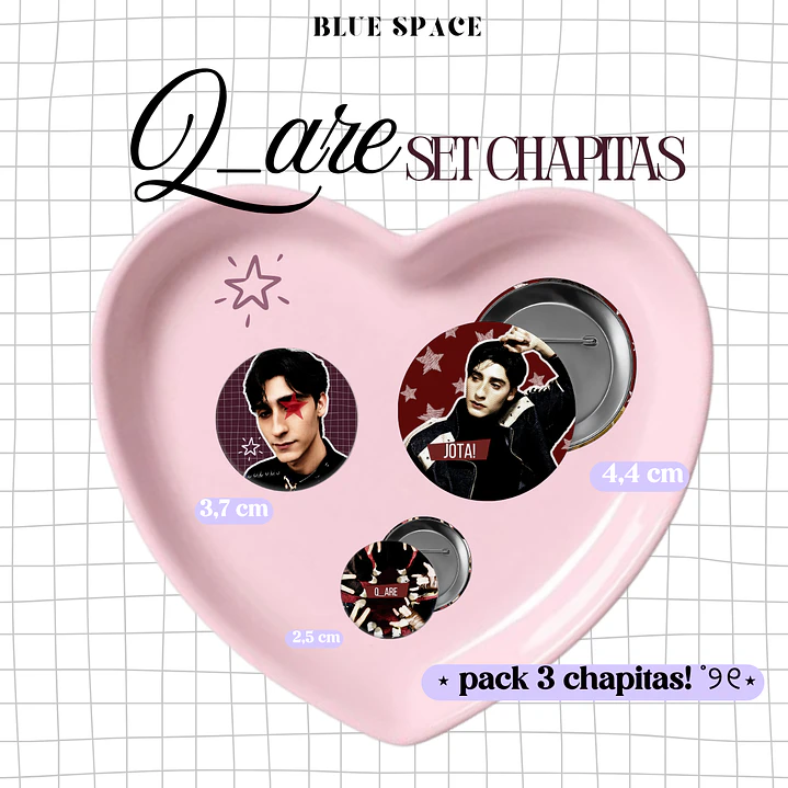 SET CHAPITAS - JOTA Q_ARE 1