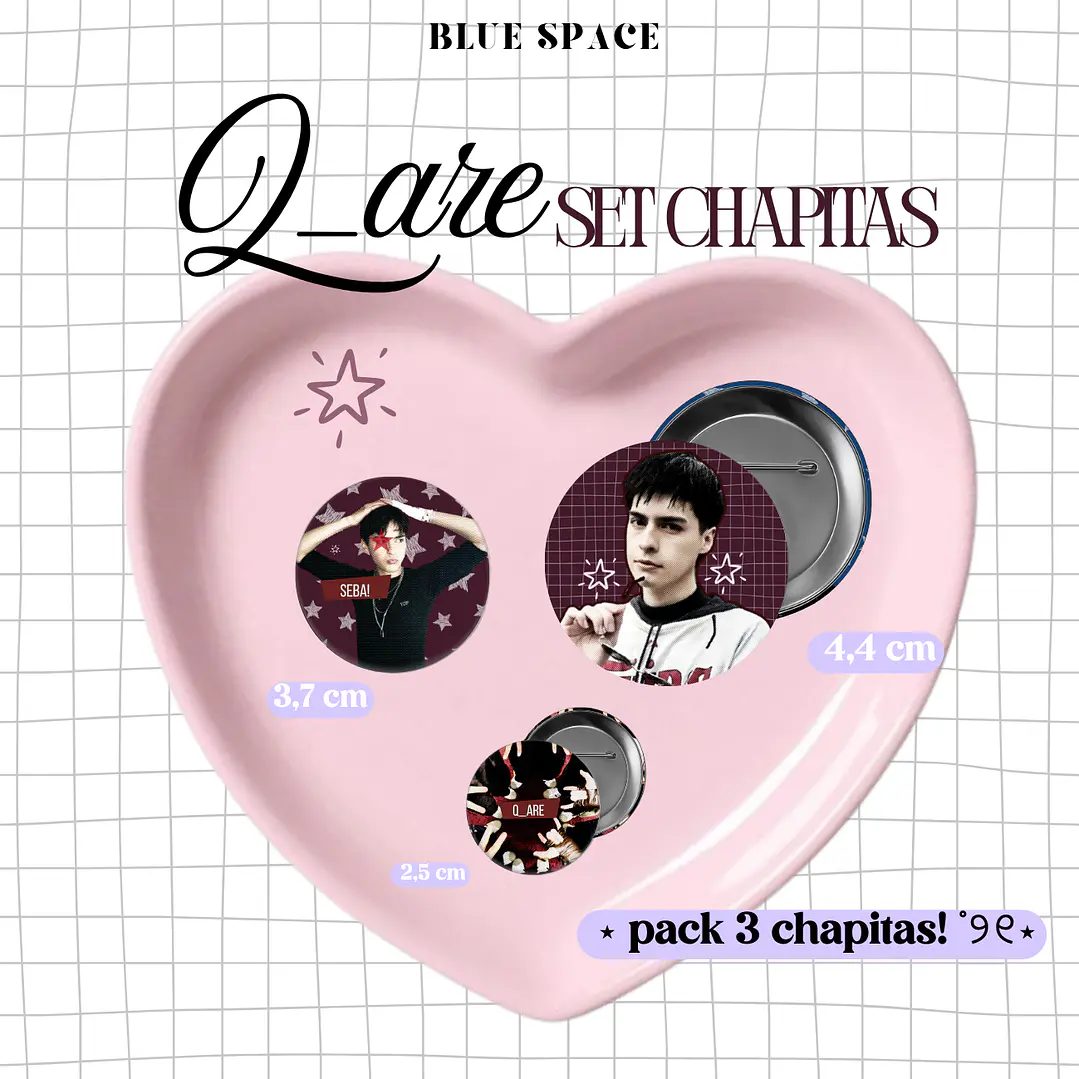 SET CHAPITAS - SEBA Q_ARE 1